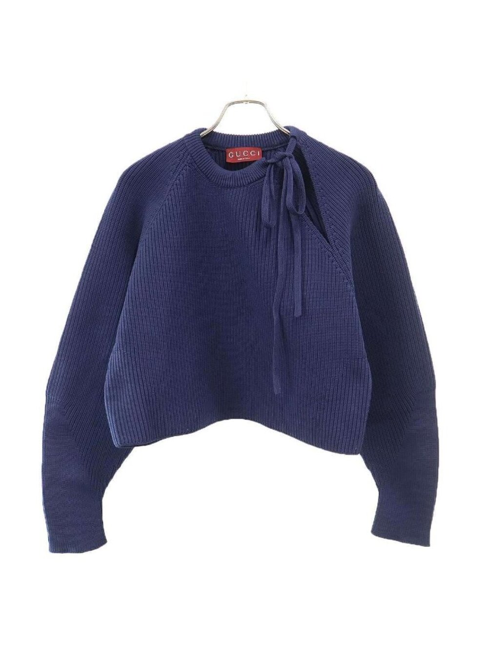 Gucci Chunky Rib Fabric Sweater Navy